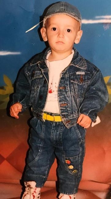 Childhood picture of Rey Manaj